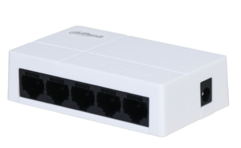 Switch  DH PFS3005, 5GT L-V2, 5 Puertos, Gigabit Dahua