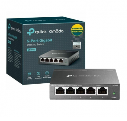 Switch D105G, 5 Puertos, Gigabit, TP-LINK