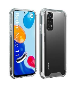 Case Silicona Xiaomi Note 11, 4G, Transparente