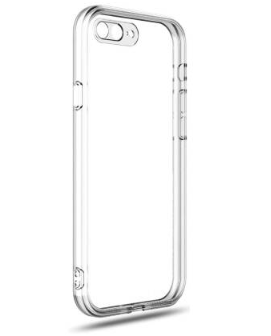 Case Silicona, iPhone 7 Plus/ 8 Plus, Transparente