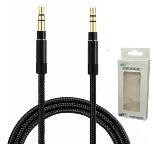 Cable acordonado AUX Audio 3,5MM 2M.