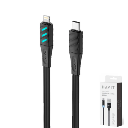 Cable Havit Tipo-C A IPH 27W 1MT c/indicador Led