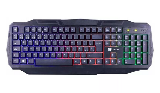 Teclado X-Lizzard Gamer RGB, USB