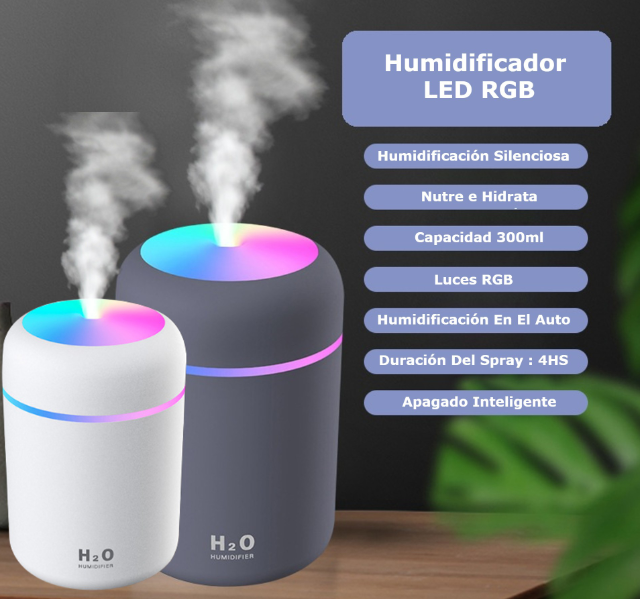 Humidificador Aromatizador USB/LED