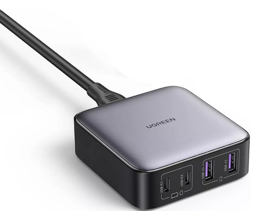 Cargador de Escritorio 65W -USB X2 / USB-C X2