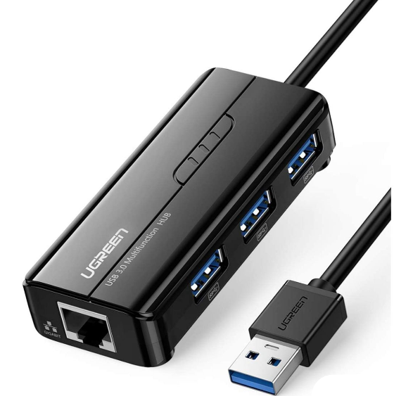 Hub Usb 3.0 Con Adaptador Ethernet